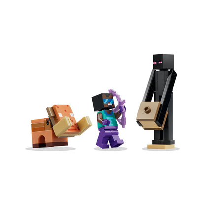 El Viaje Por El Nether Y El Portal Al End Lego Minecraft