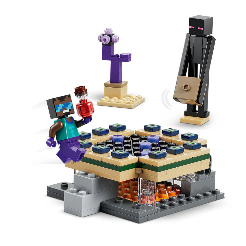 El Viaje Por El Nether Y El Portal Al End Lego Minecraft