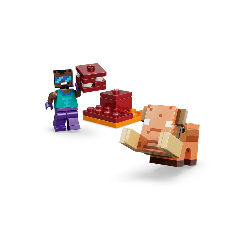 El Viaje Por El Nether Y El Portal Al End Lego Minecraft