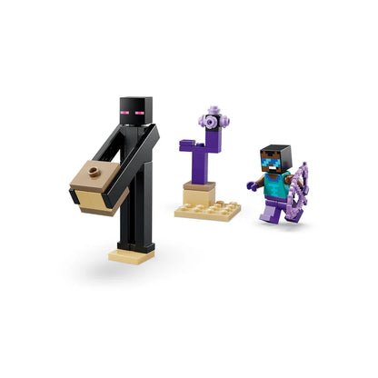 El Viaje Por El Nether Y El Portal Al End Lego Minecraft