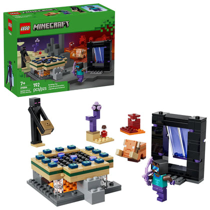 El Viaje Por El Nether Y El Portal Al End Lego Minecraft
