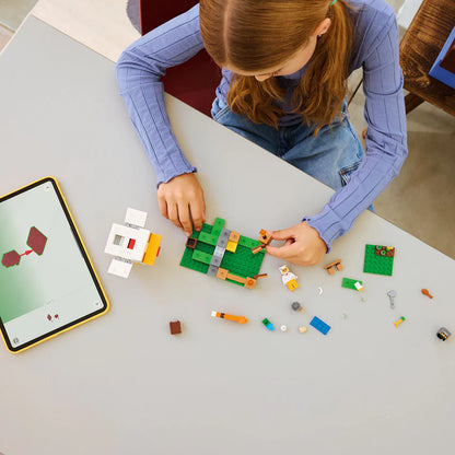 La Granja De Gallinas Lego Minecraft