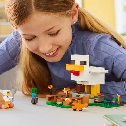La Granja De Gallinas Lego Minecraft