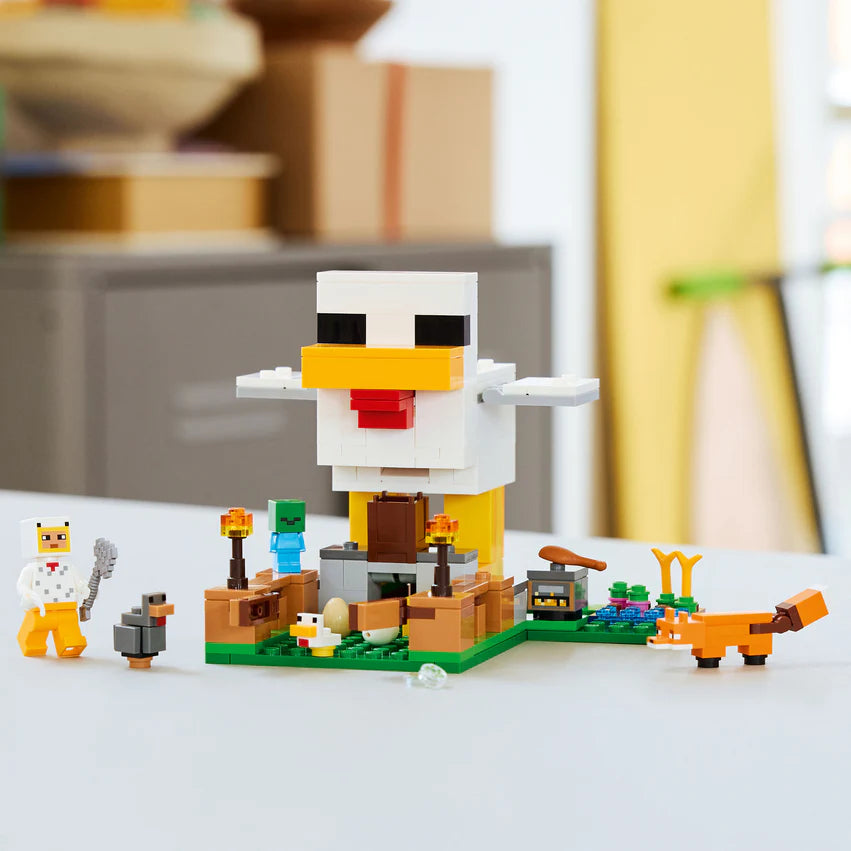 La Granja De Gallinas Lego Minecraft