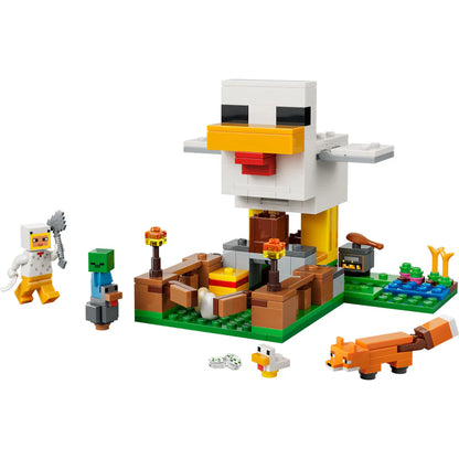 La Granja De Gallinas Lego Minecraft