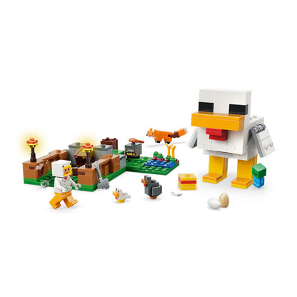 La Granja De Gallinas Lego Minecraft