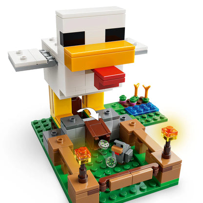 La Granja De Gallinas Lego Minecraft