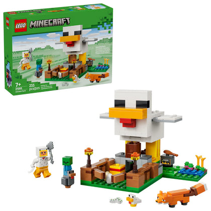 La Granja De Gallinas Lego Minecraft