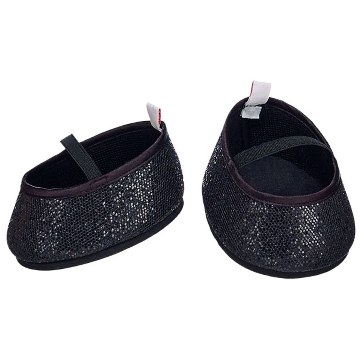Zapatos Negros Brillos Build-A-Bear Categoría: Zapatos Build-a-Bear Tipo producto:  Accesorios para muñecas y muñecos de acción