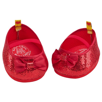 Zapatos Rojos Brillantes Con Moã‘O Build-A-Bear