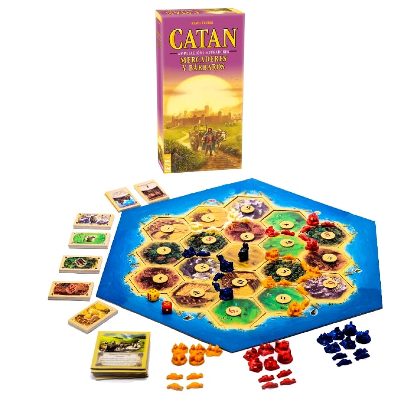 Catan Mercaderes Y Barbaros Expansion 5-6 Jugadores