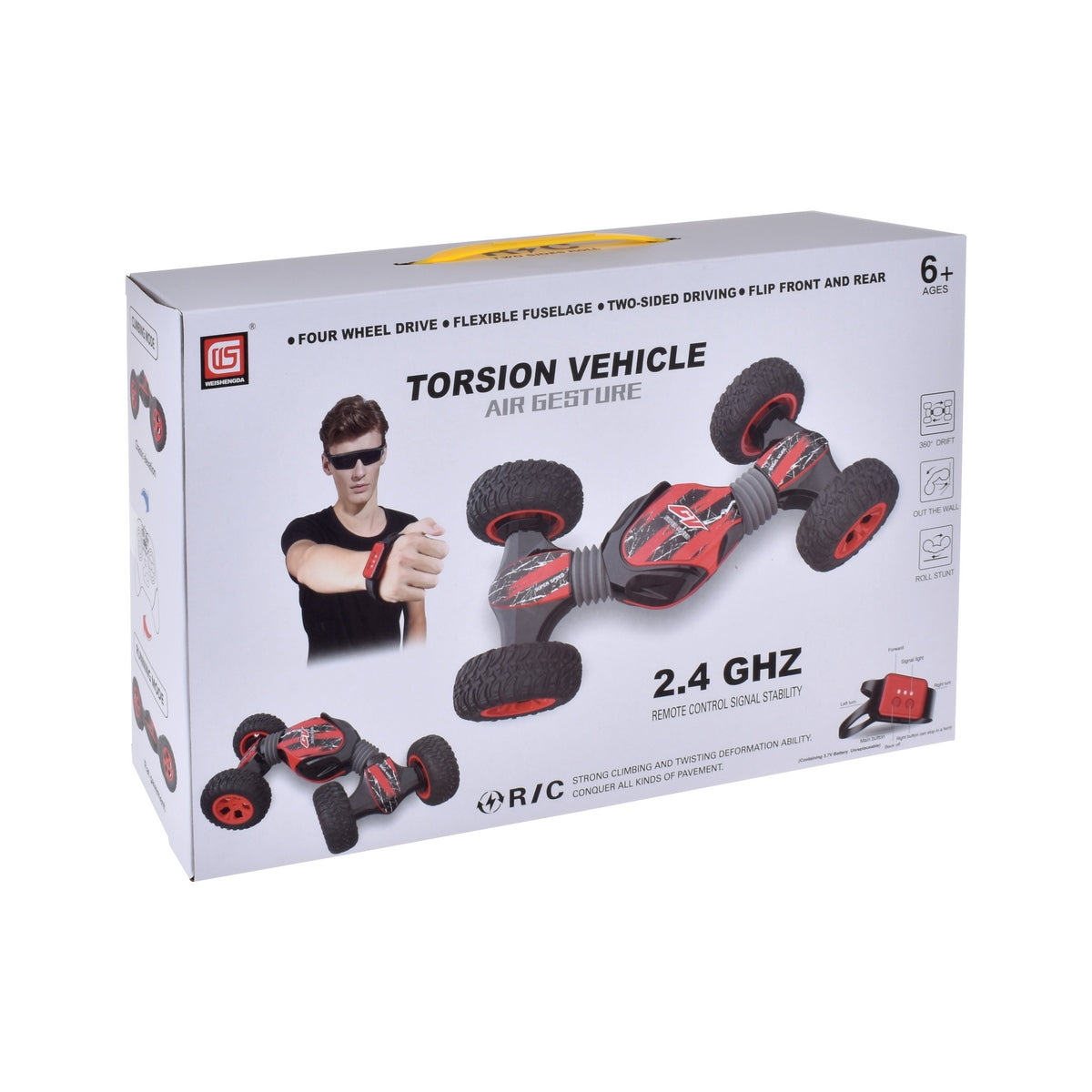 Vehiculo Radio Controlado De 32 Cms Con Control Mano