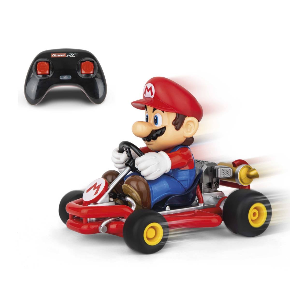 Karting Radio Controlado Mario Kart De 21Cms Escala 1:20 Con Pilas Recargables Y Cable Usb