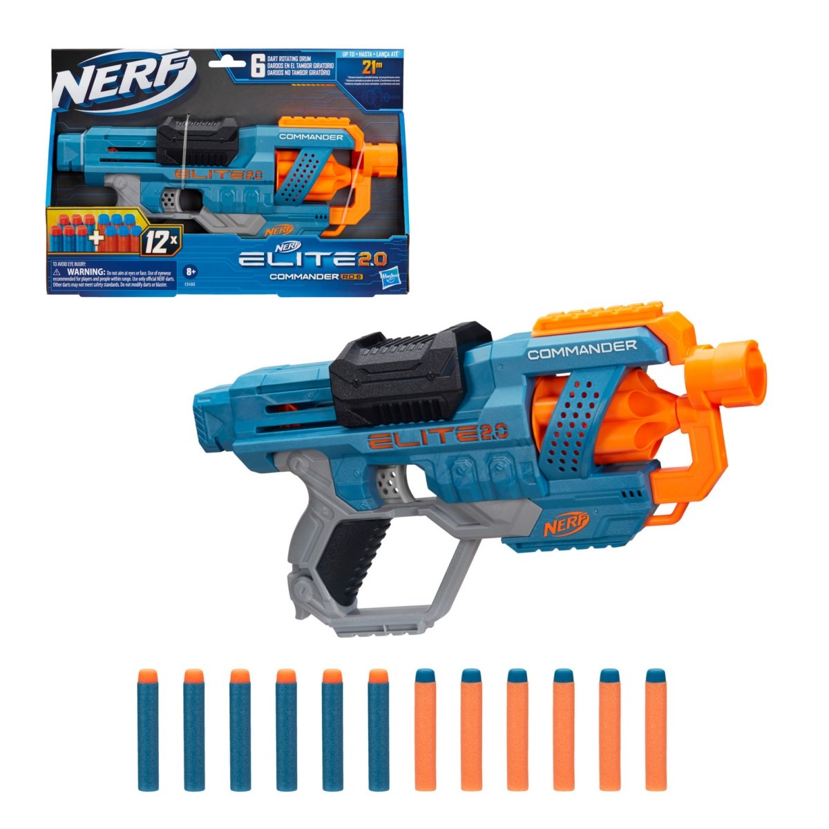 Nerf Elite 2.0 Commander Rd-6 Hasbro
