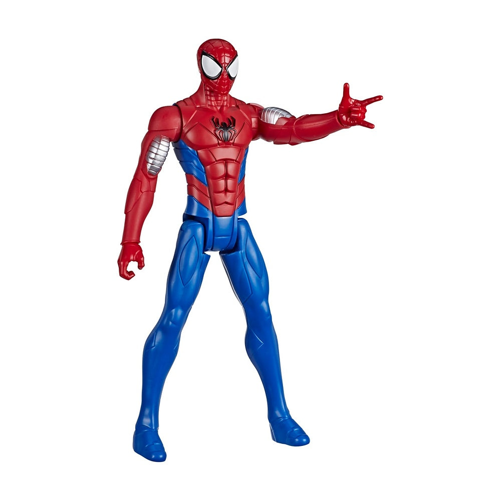 Spiderman Figura Titan héroe Web Warriors Hasbro - Armored Spider - Man