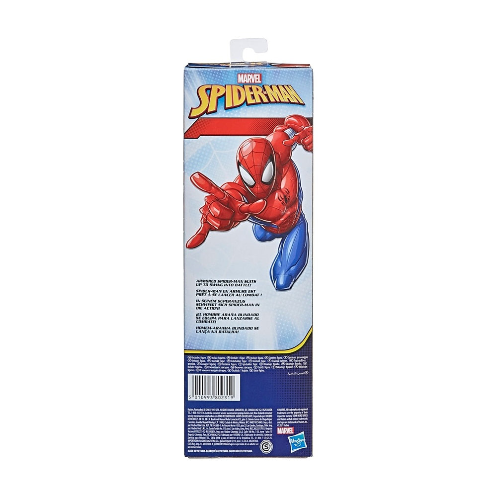 Spiderman Figura Titan héroe Web Warriors Hasbro - Armored Spider - Man