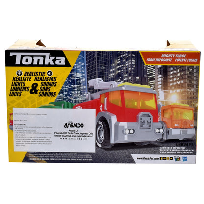 Vehiculo Tonka 18 Cms Con Luces Y Sonidos - Camion De Bomberos