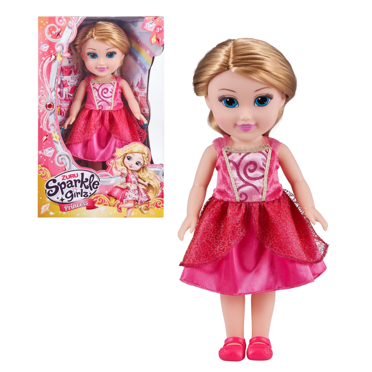Muã‘Eca 33 Cms Hada - Princesa Invierno Sparkle Girlz - Princesa Rosada Categoría: Muñecas Tipo producto:  Muñecas