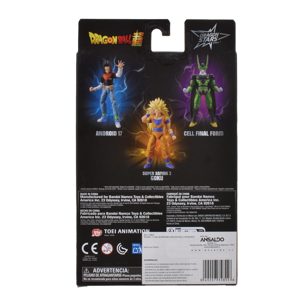 Figura 17 Cms Legendaria Dragon Ball Z De Bandai - Super Saiyan 3 Goku