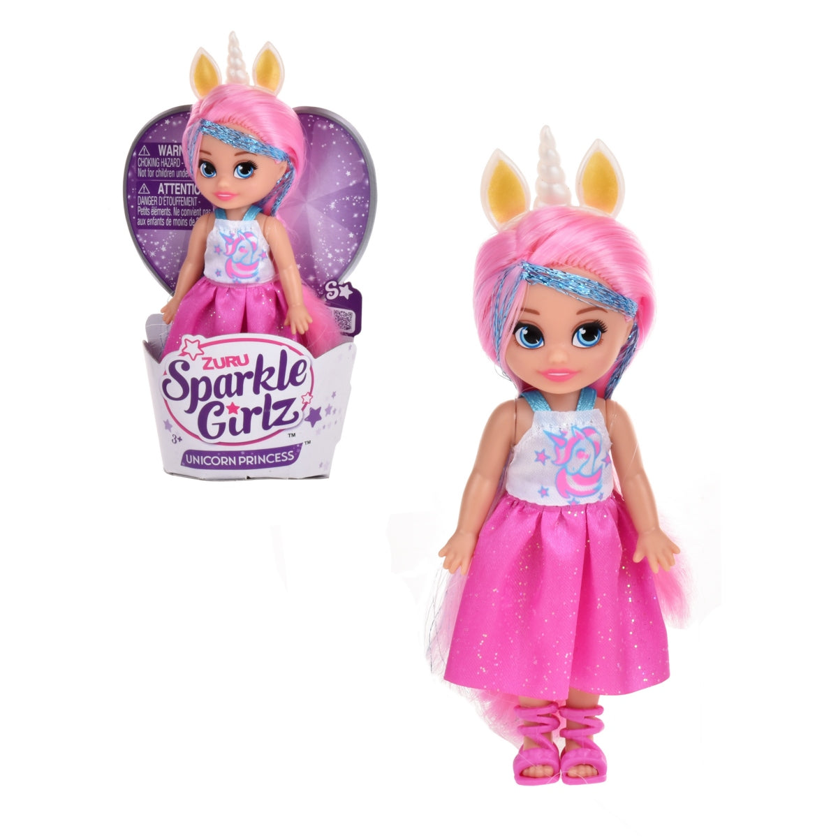 Muã‘Eca 12 Cms Princesa Unicornio Sparkle Girlz - Rosada Categoría: Sin clasificación Muñecas Tipo producto:  Muñecas