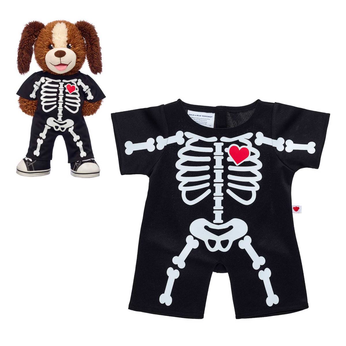 Traje Esqueleto Halloween Build-A-Bear