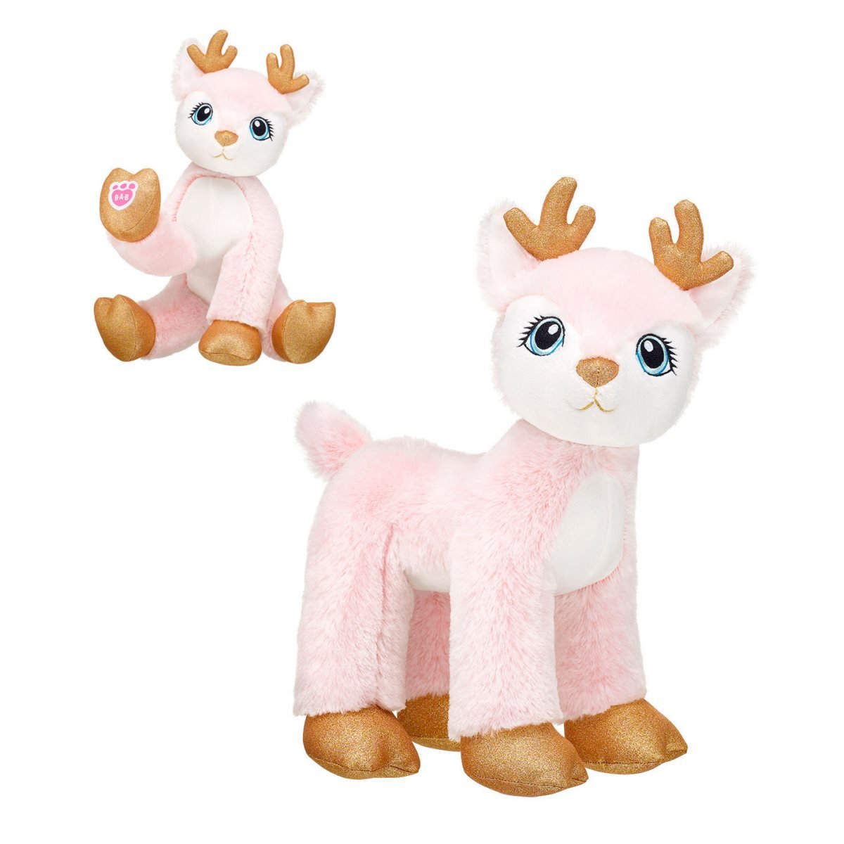 Peluche Reno Rosa/Rosado Merry Mission Build-A-Bear