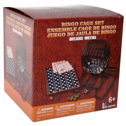 Juego Bingo Con Tómbola Metálica