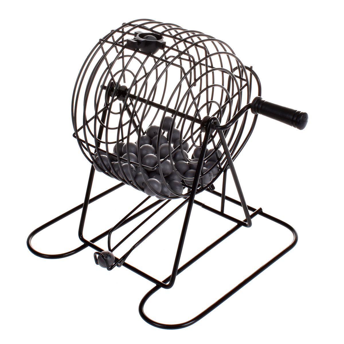 Juego Bingo Con Tómbola Metálica