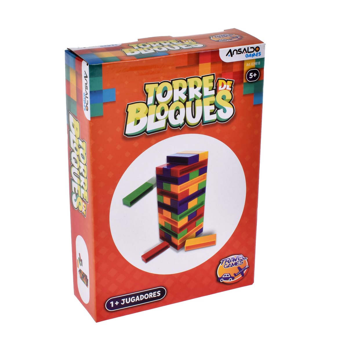 Juego De Mesa Travel Game - Torre De Bloques