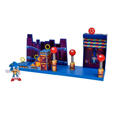 Playset Zona Studiopolis Sonic De 6 Cms