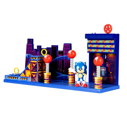 Playset Zona Studiopolis Sonic De 6 Cms