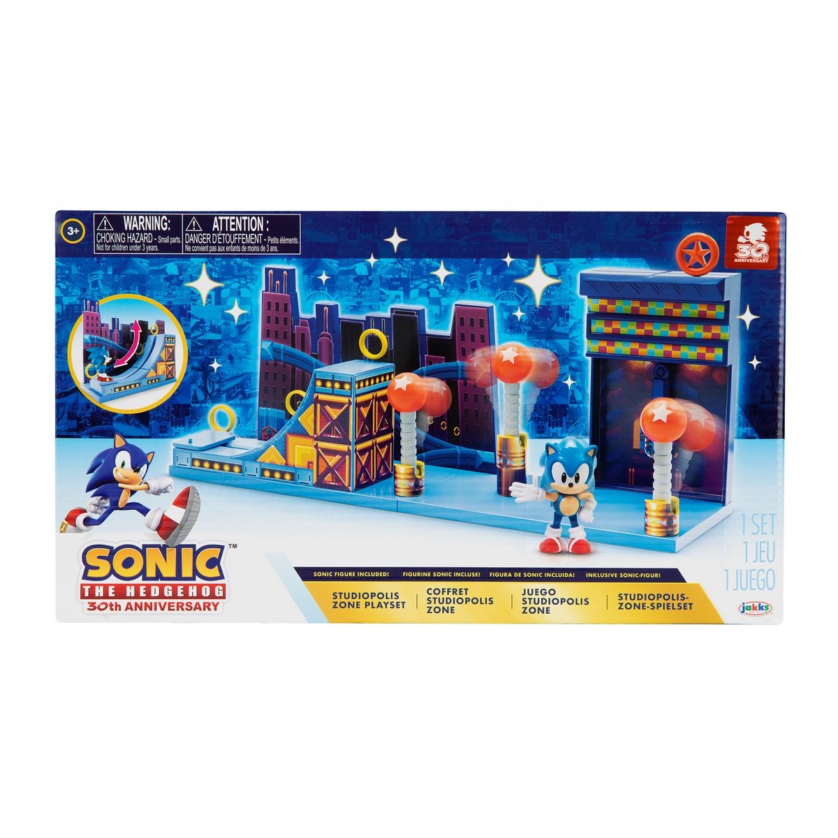 Playset Zona Studiopolis Sonic De 6 Cms