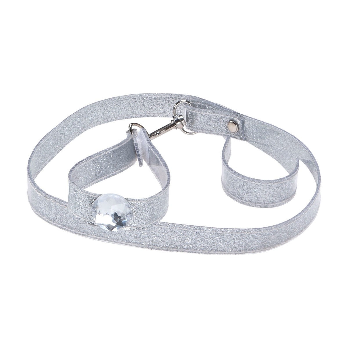 Collar Con Correa Plateado Build-a-bear