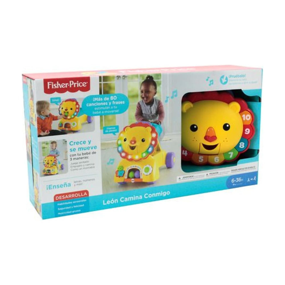 Fisher Price Leon Camina Conmigo Mattel