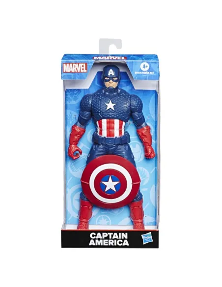 Hasbro Marvel Mighty Hero Series Capitán América Figura de Acción 24 cm