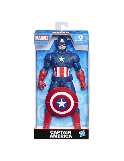 Hasbro Marvel Mighty Hero Series Capitán América Figura de Acción 24 cm