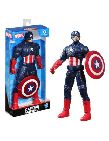 Hasbro Marvel Mighty Hero Series Capitán América Figura de Acción 24 cm