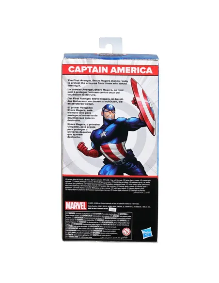 Hasbro Marvel Mighty Hero Series Capitán América Figura de Acción 24 cm