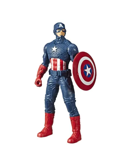 Hasbro Marvel Mighty Hero Series Capitán América Figura de Acción 24 cm
