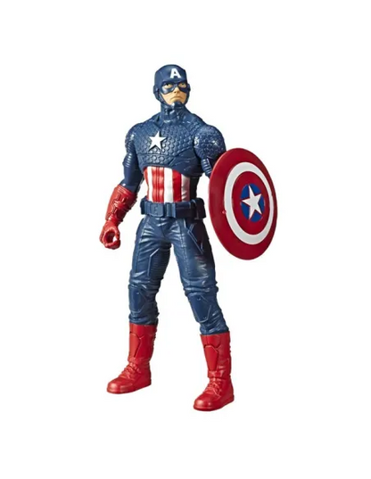 Hasbro Marvel Mighty Hero Series Capitán América Figura de Acción 24 cm
