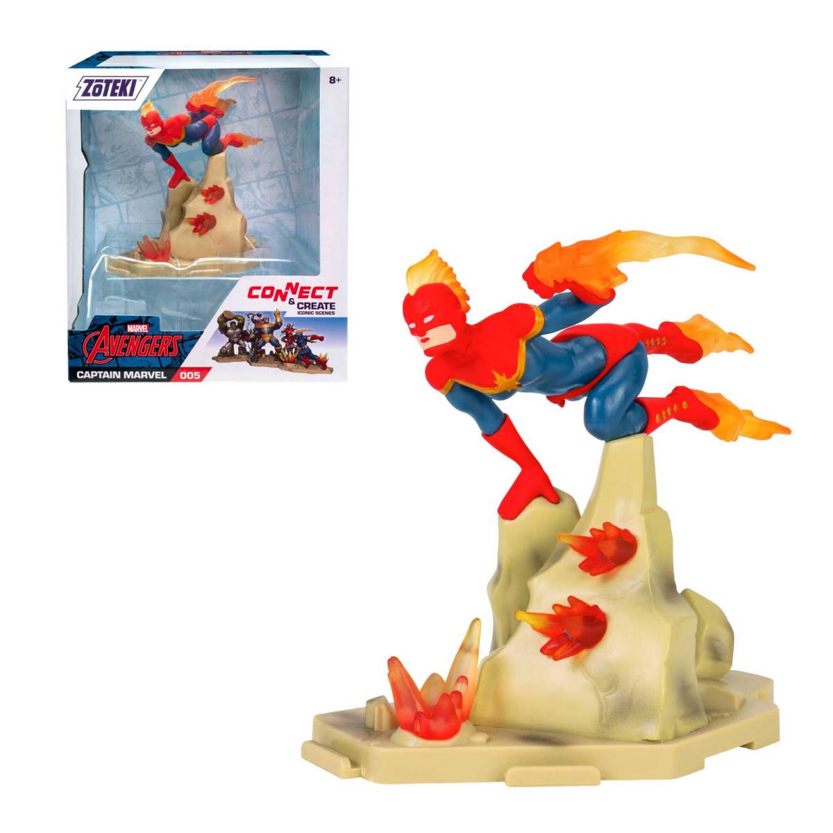 Zoteki Figura Avengers Capitan Marvel Intek