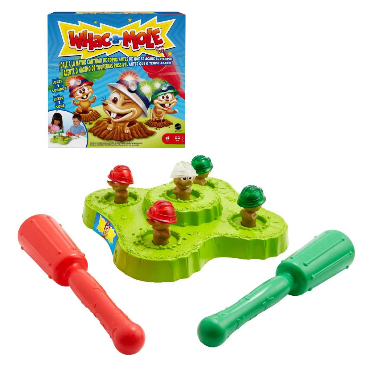 Whac-A-Mole Mattel Games Categoría: Juegos de mesa Tipo producto:  Juegos de mesa