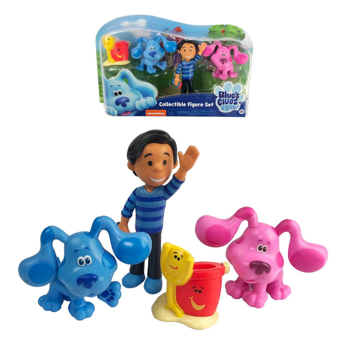 Pistas De Blue Y Tu  Pack 4 Figuras Imexporta