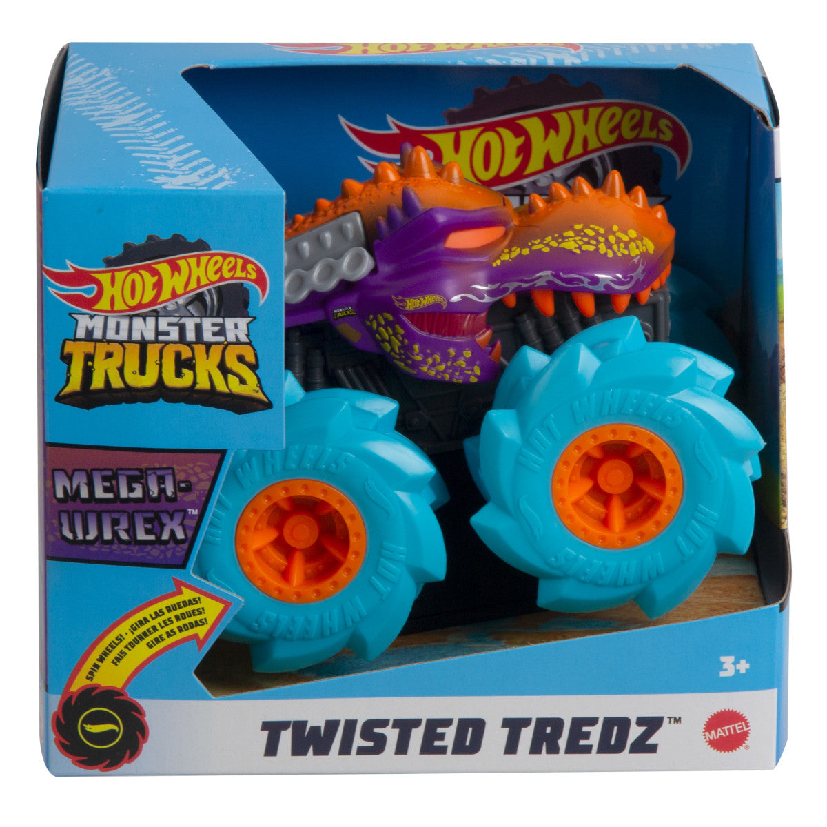 Hot Wheels Monster Trucks Twister Tredz Mattel - Mega-Wrex