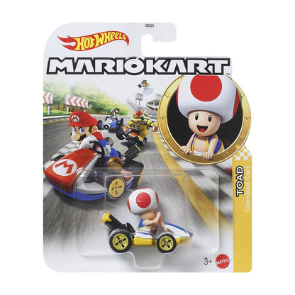 Hot Wheels Mario Kart Personajes Escala 1:64 - Toad