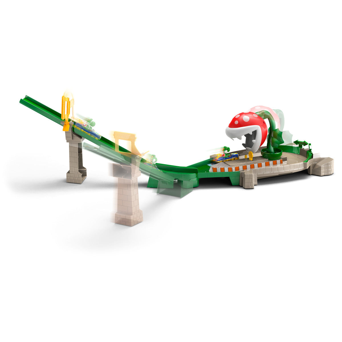 Hot Wheels Mario Kart Pista De Niveles - Yoshi
