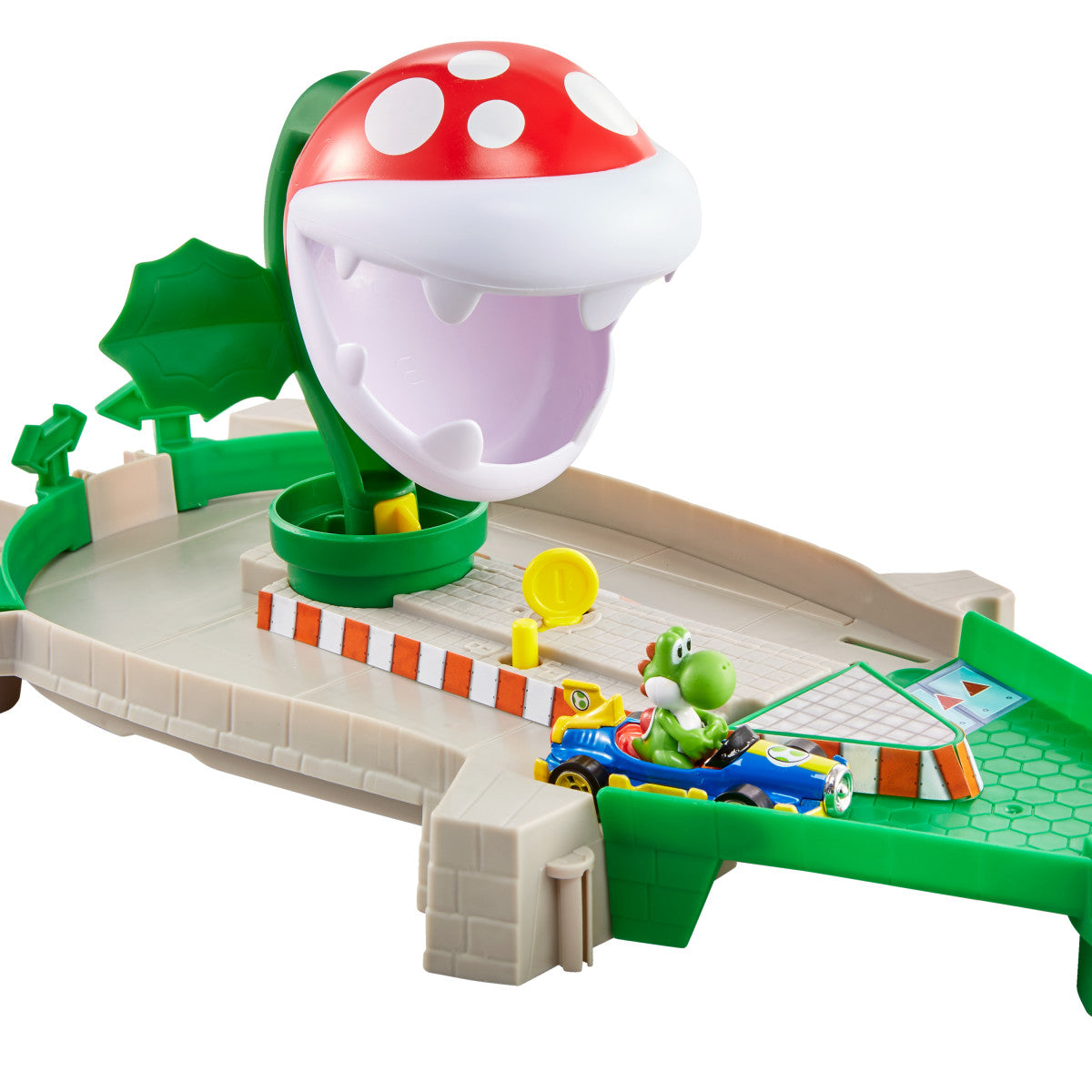 Hot Wheels Mario Kart Pista De Niveles - Yoshi