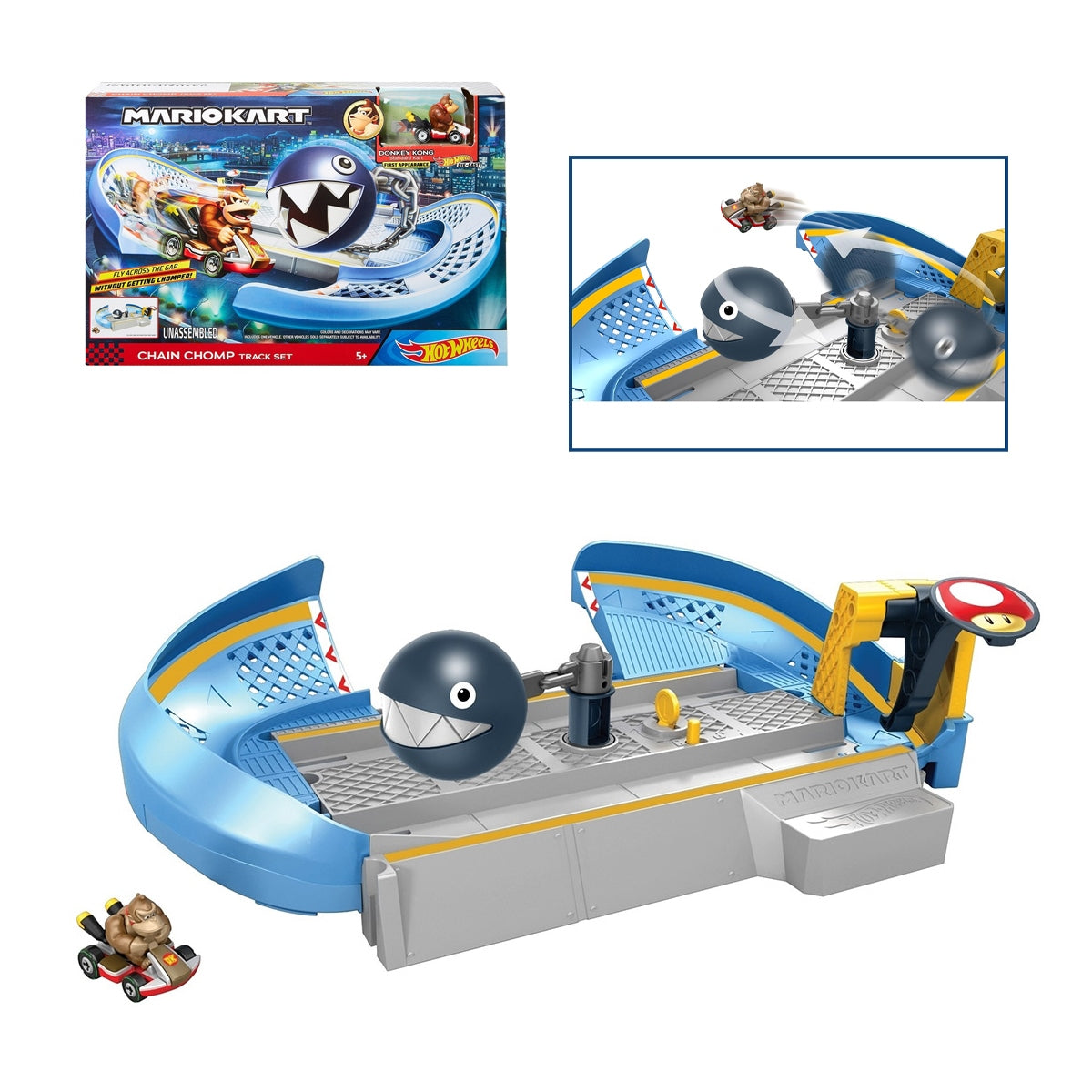 Hot Wheels Mario Kart Pista De Niveles - Donkey Kong