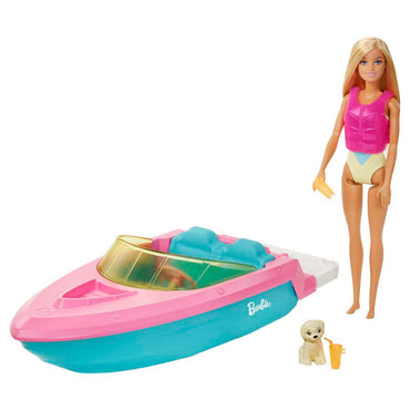Barbie Lancha Con Muñeca Mattel