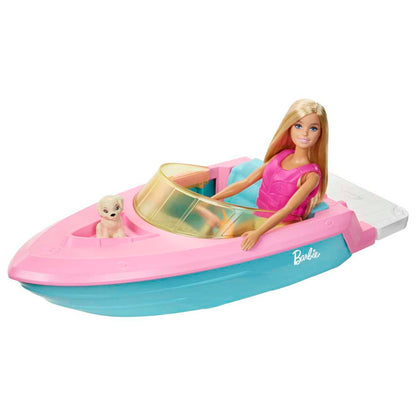 Barbie Lancha Con Muñeca Mattel